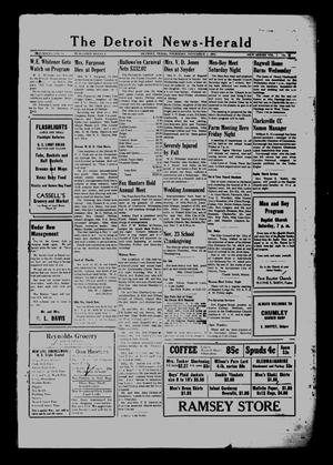 The Detroit News-Herald (Detroit, Tex.), Vol. 23, No. 31, Ed. 1 Thursday, November 2, 1950