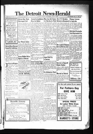 The Detroit News-Herald (Detroit, Tex.), Vol. 15, No. 12, Ed. 1 Thursday, June 18, 1942