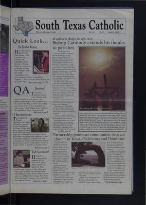 Primary view of object titled 'South Texas Catholic (Corpus Christi, Tex.), Vol. 36, No. 7, Ed. 1 Friday, April 6, 2001'.