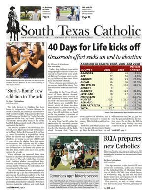 South Texas Catholic (Corpus Christi, Tex.), Vol. 45, No. 13, Ed. 1 Friday, September 17, 2010