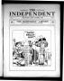 Thumbnail image of item number 1 in: 'The Independent (Fort Worth, Tex.), Vol. 1, No. 3, Ed. 1 Saturday, October 2, 1909'.