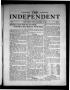 Newspaper: The Independent (Fort Worth, Tex.), Vol. 1, No. 5, Ed. 1 Saturday, Oc…