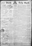 Thumbnail image of item number 1 in: 'Fort Worth Daily Gazette. (Fort Worth, Tex.), Vol. 13, No. 96, Ed. 1, Sunday, November 6, 1887'.