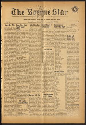 The Boerne Star (Boerne, Tex.), Vol. 47, No. 25, Ed. 1 Thursday, May 29, 1952
