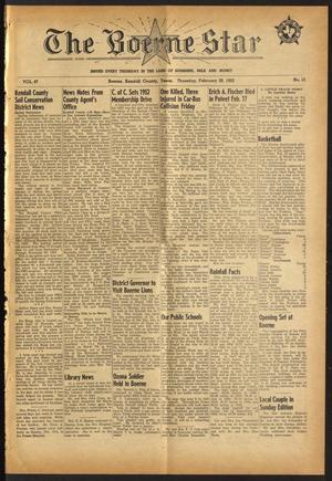 The Boerne Star (Boerne, Tex.), Vol. 47, No. 12, Ed. 1 Thursday, February 28, 1952