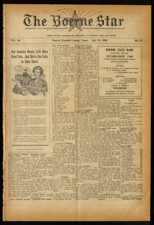 The Boerne Star (Boerne, Tex.), Vol. 40, No. 32, Ed. 1 Thursday, July 19, 1945