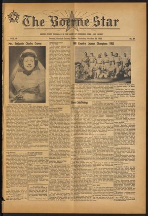 The Boerne Star (Boerne, Tex.), Vol. 48, No. 46, Ed. 1 Thursday, October 22, 1953