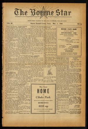 The Boerne Star (Boerne, Tex.), Vol. 40, No. 12, Ed. 1 Thursday, March 1, 1945
