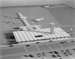 [Model of a Municipal Airport Terminal]