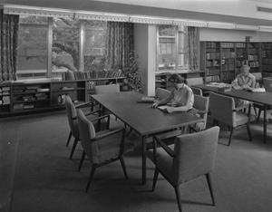 Primary view of object titled '[Gregg House Reading Room]'.