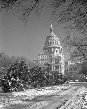 [Texas State Capitol Building in the Winter]