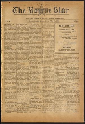 The Boerne Star (Boerne, Tex.), Vol. 41, No. 24, Ed. 1 Thursday, May 23, 1946