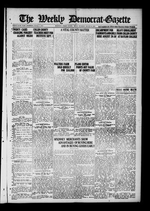 Primary view of object titled 'The Weekly Democrat-Gazette (McKinney, Tex.), Vol. 36, Ed. 1 Thursday, August 28, 1919'.