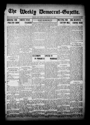 Primary view of object titled 'The Weekly Democrat-Gazette (McKinney, Tex.), Vol. 26, No. 40, Ed. 1 Thursday, November 4, 1909'.