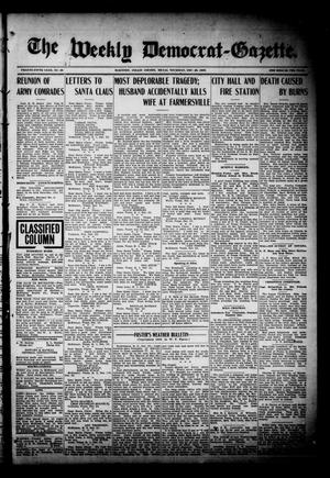 The Weekly Democrat-Gazette (McKinney, Tex.), Vol. 26, No. 47, Ed. 1 Thursday, December 23, 1909