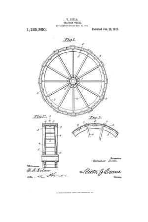 Primary view of object titled 'Traction-Wheel'.