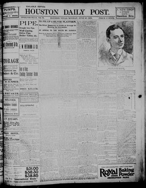 The Houston Daily Post (Houston, Tex.), Vol. TWELFTH YEAR, No. 86, Ed. 1, Monday, June 29, 1896