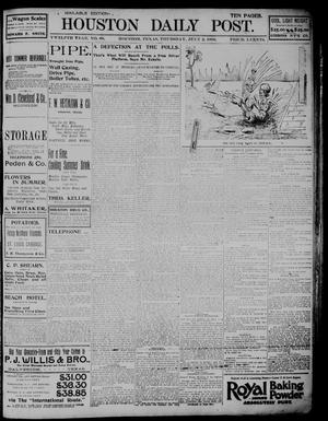 The Houston Daily Post (Houston, Tex.), Vol. TWELFTH YEAR, No. 89, Ed. 1, Thursday, July 2, 1896