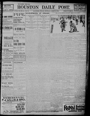 The Houston Daily Post (Houston, Tex.), Vol. TWELFTH YEAR, No. 93, Ed. 1, Monday, July 6, 1896