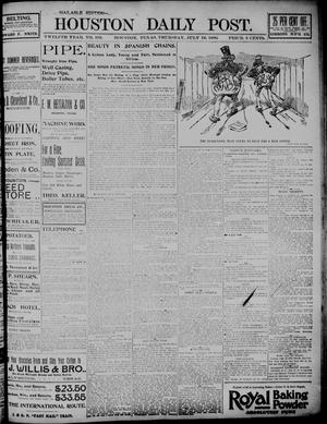 The Houston Daily Post (Houston, Tex.), Vol. TWELFTH YEAR, No. 103, Ed. 1, Thursday, July 16, 1896