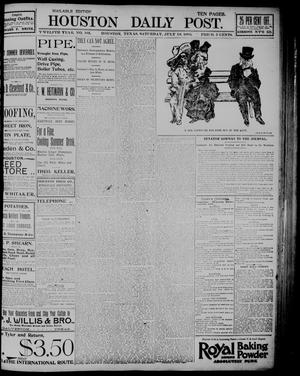 The Houston Daily Post (Houston, Tex.), Vol. TWELFTH YEAR, No. 105, Ed. 1, Saturday, July 18, 1896