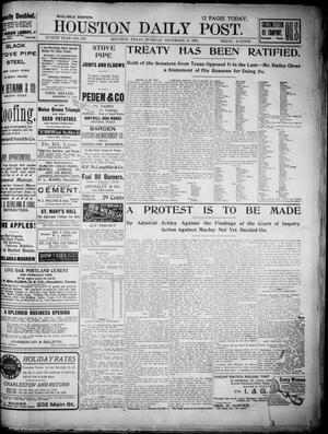 The Houston Daily Post (Houston, Tex.), Vol. XVIITH YEAR, No. 257, Ed. 1, Tuesday, December 17, 1901