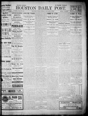 The Houston Daily Post (Houston, Tex.), Vol. XVIITH YEAR, No. 281, Ed. 1, Friday, January 10, 1902