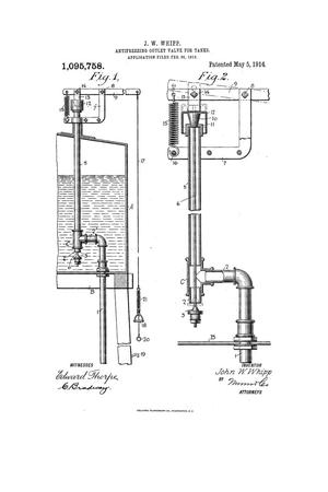 Primary view of object titled 'Antifreezing Outlet-Valve for Tanks.'.