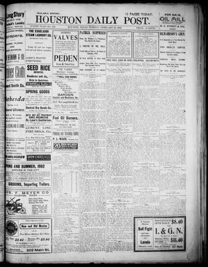 The Houston Daily Post (Houston, Tex.), Vol. XVIITH YEAR, No. 320, Ed. 1, Tuesday, February 18, 1902