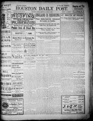 The Houston Daily Post (Houston, Tex.), Vol. XVIIITH YEAR, No. 59, Ed. 1, Monday, June 2, 1902