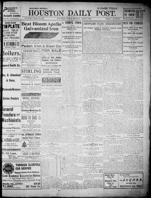 The Houston Daily Post (Houston, Tex.), Vol. XVIIITH YEAR, No. 94, Ed. 1, Monday, July 7, 1902
