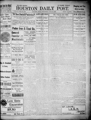 The Houston Daily Post (Houston, Tex.), Vol. XVIIITH YEAR, No. 103, Ed. 1, Wednesday, July 16, 1902