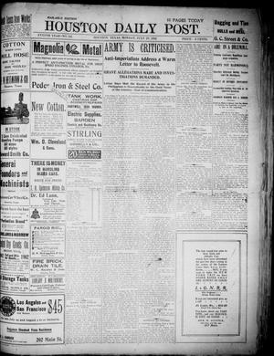 The Houston Daily Post (Houston, Tex.), Vol. XVIIITH YEAR, No. 115, Ed. 1, Monday, July 28, 1902