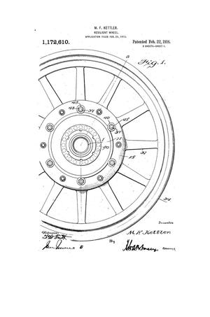 Primary view of object titled 'Resilient Wheel'.