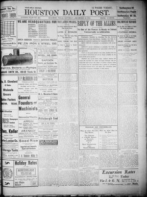 Primary view of object titled 'The Houston Daily Post (Houston, Tex.), Vol. XVIIITH YEAR, No. 260, Ed. 1, Saturday, December 20, 1902'.