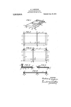 Primary view of object titled 'Elevated Drafting Rule'.