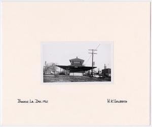 Primary view of object titled '[T&P Station in Bunkie, Louisiana]'.
