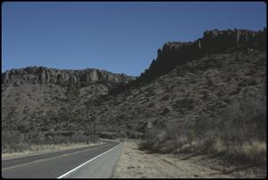 Primary view of object titled '[Road in Davis Mountains]'.