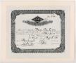 Thumbnail image of item number 1 in: '[Certificate of Apprenticeship for Rex A. Lowe]'.