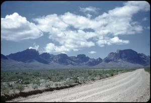[Chisos Mountains on a Gravel Road]