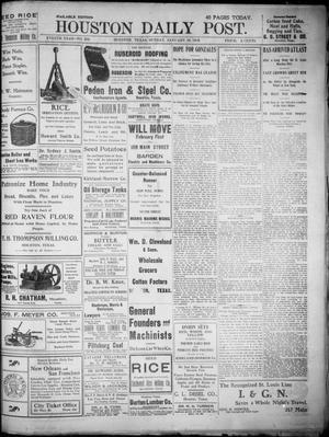 The Houston Daily Post (Houston, Tex.), Vol. XVIIITH YEAR, No. 289, Ed. 1, Sunday, January 18, 1903