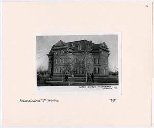 Primary view of object titled '[Public School in Sherman, Texas]'.