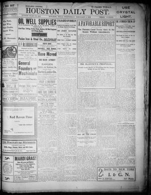 The Houston Daily Post (Houston, Tex.), Vol. XVIIITH YEAR, No. 306, Ed. 1, Wednesday, February 4, 1903