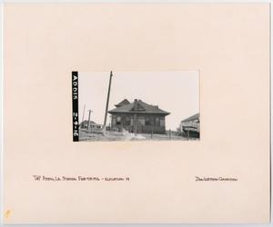 Primary view of object titled '[Train Station in Addis, Louisiana]'.