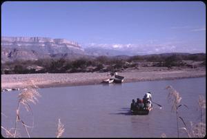 Primary view of object titled '[TLU Students Crossing Boquillas Crossing]'.