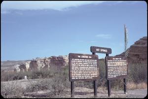 Primary view of object titled '[Hot Springs Sign]'.