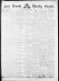 Primary view of Fort Worth Weekly Gazette. (Fort Worth, Tex.), Vol. 17, No. 17, Ed. 1, Friday, April 15, 1887