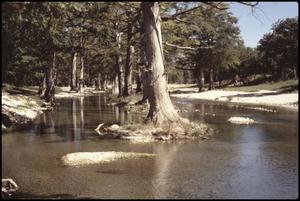 Primary view of object titled '[Guadalupe River Low Water Channel at North Fork 7]'.