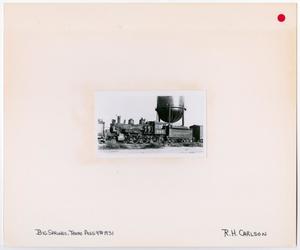 Primary view of object titled '[T&P Train #256 in Front of a Water Tower 2]'.