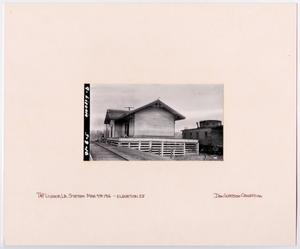 Primary view of object titled '[Train Station in Livonia, Louisiana]'.